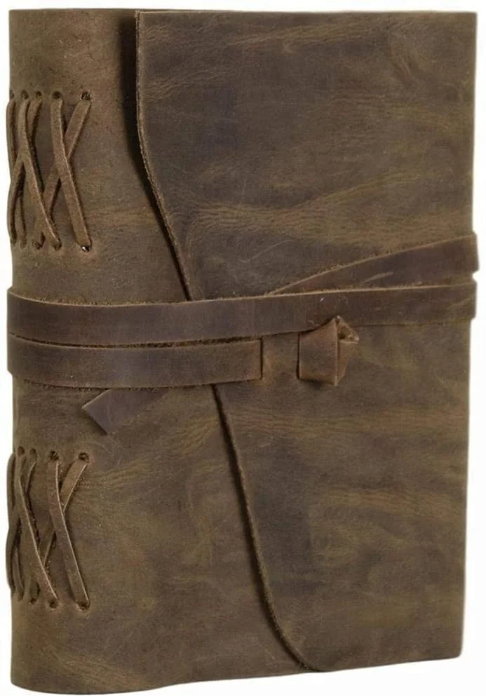 handmade leather journals Genuine vintage Leather cover Journal Handmade Diary Sketchbook Notebook or travel note book  for gif
