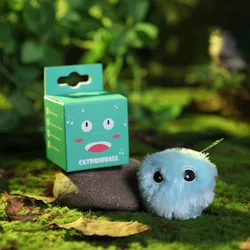 Wholesale Funny Automatic Sound By Touch Plush Cat Catnip Toy Gravity Calling Interactive Cat Toy Ball