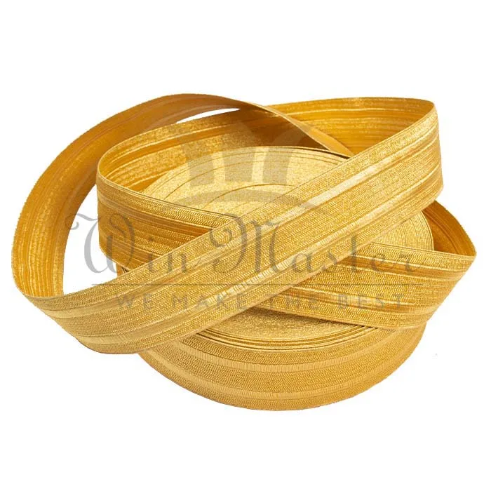 14mm Braid Gold Cellophane Trim Braid