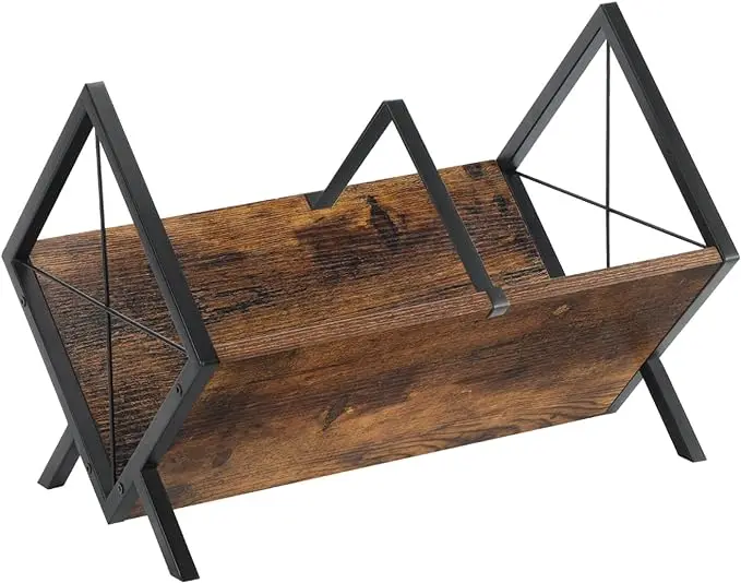 Wooden Desktop Bookshelf Tabletop Tilted Bookcases for Books Magazine CD Desk Organizers and Storage Rack