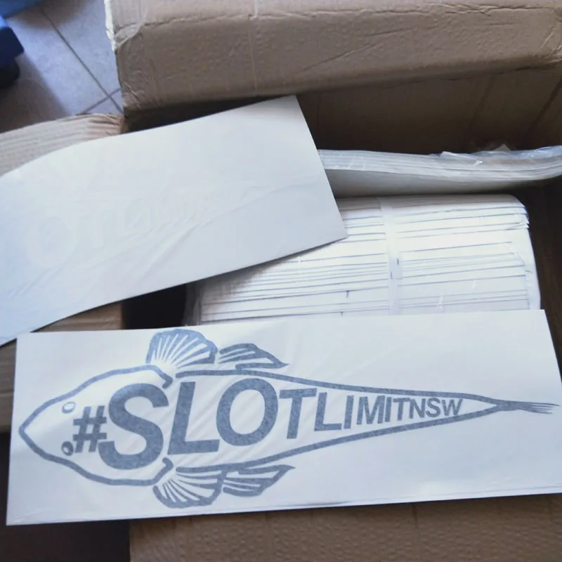 Custom Great White Shark Die Cut Vinyl Decal Sticker For Car Laptop Fishing Boat Truck Window Glass