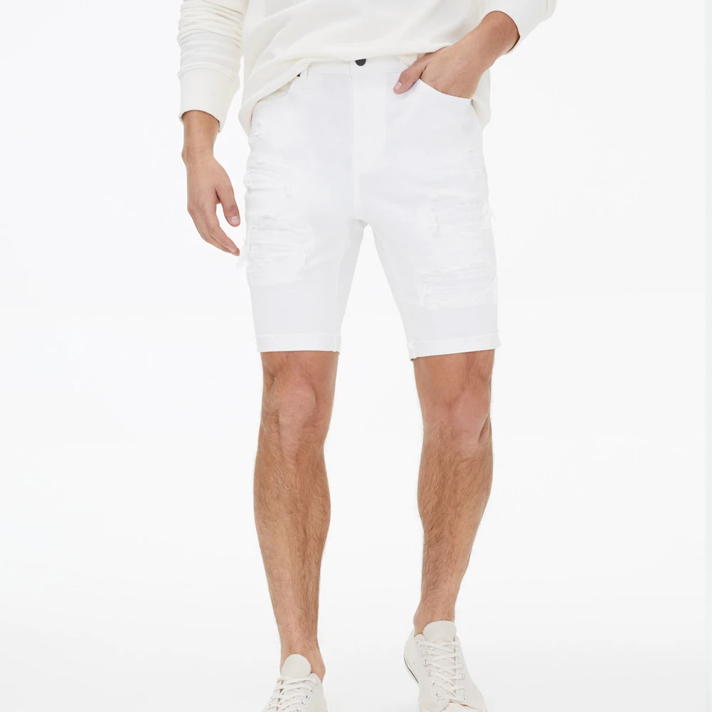 Men Jean Shorts custom Denim Cotton Jeans Pants Fashion Shorts