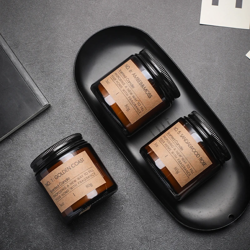 High Quality Top New Brand Fragrance Wholesale 100% best soy scented candle in glass candle jar with lid