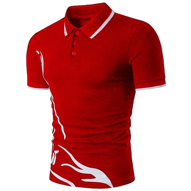 High quality 100%cotton customized logo mens polo shirts new design sublimation sports good price manufacture man polo shirt