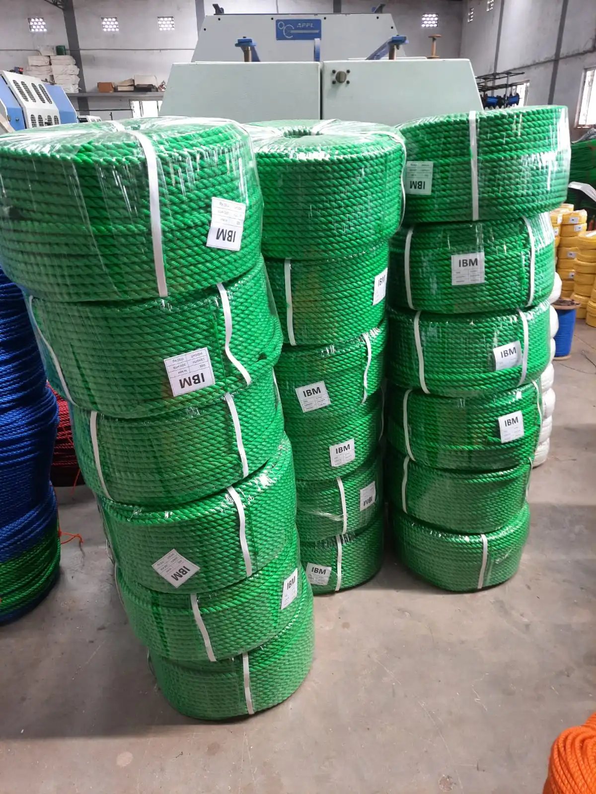 hot selling Virgin Material PE strand Twisted Polypropylene Monofilament Rope Durable Plastics Packaging PP Twisted Rope