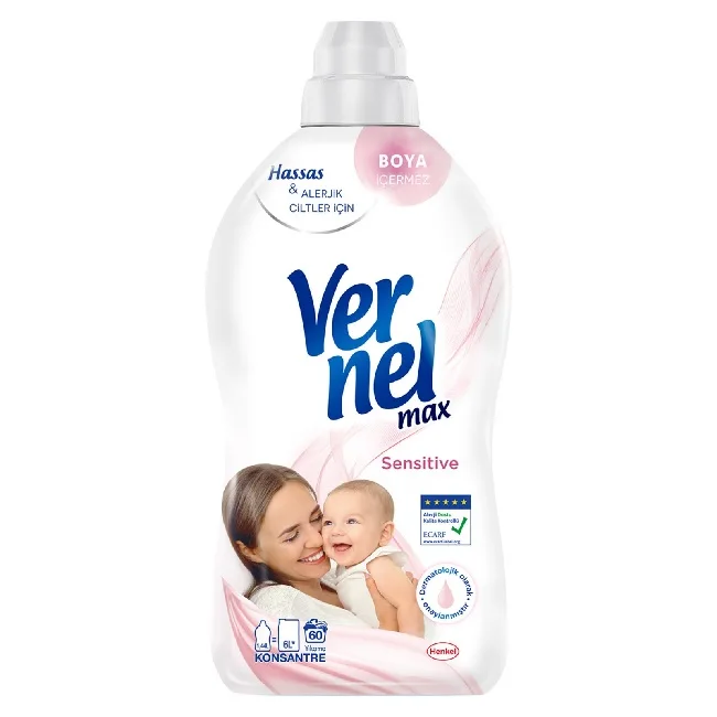 VERNEL MAX CONCENTRATED FABRIC SOFTENER SUPREME ROMANCE SUPREME GLAMOR SENSITIVE SUPREME ELEGANCE FRESH ROSE FRESH JASMINE FRESH