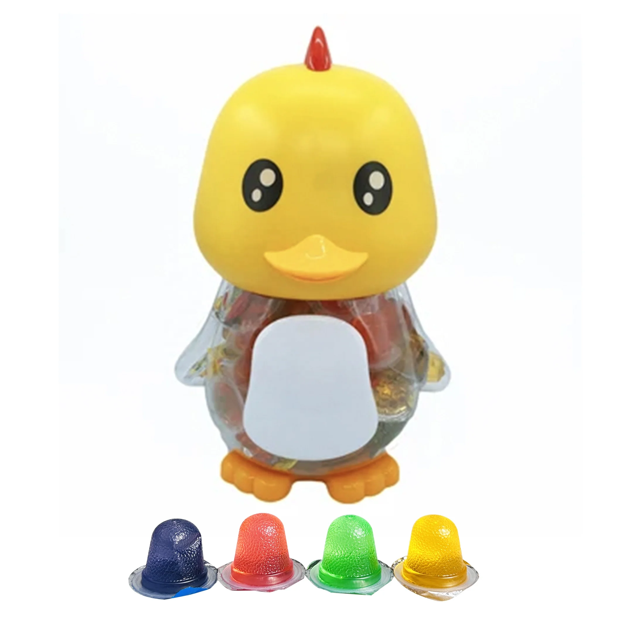 Wholesale Halal Candy Fruit Jelly Pudding Cartoon Animal Chic Jar Jelly Factory Mix Fruit Jelly Candy for kids Candy sweets