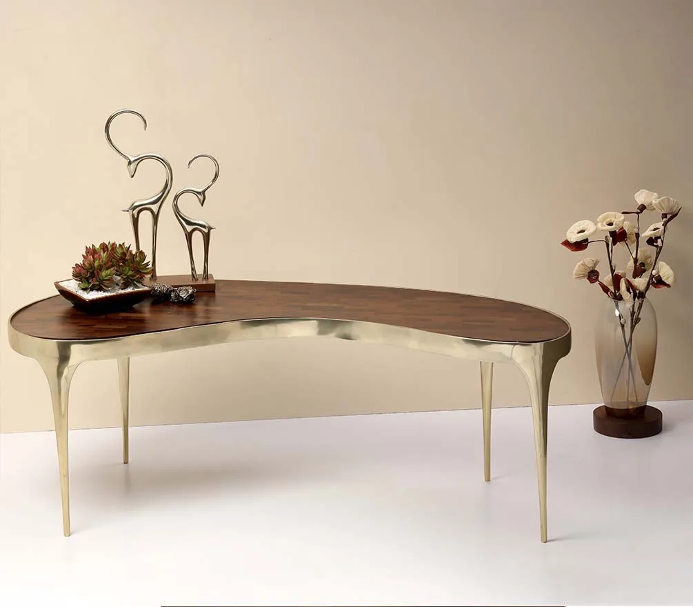 Modern Center Table furniture for home hotel Living Room Bed room Table Gold Stylish design Metal & Glass Furniture coffee Table