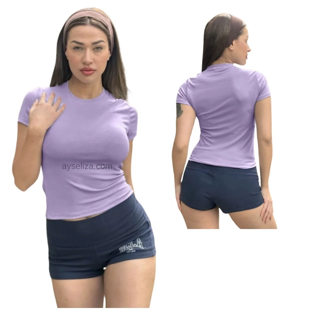 Женские блузки с индивидуальной торговой маркой разные однотонные футболки из индейки для повседневного использования повседневная одежда активного