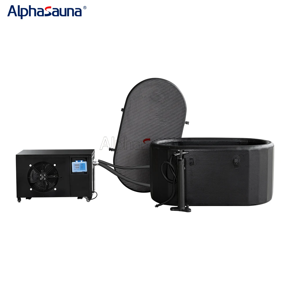 Wi-Fi Control 500l Ice Bath Portable Bath For Recovery Inflatable Outdoor Ice Bath With Chiller 1hp