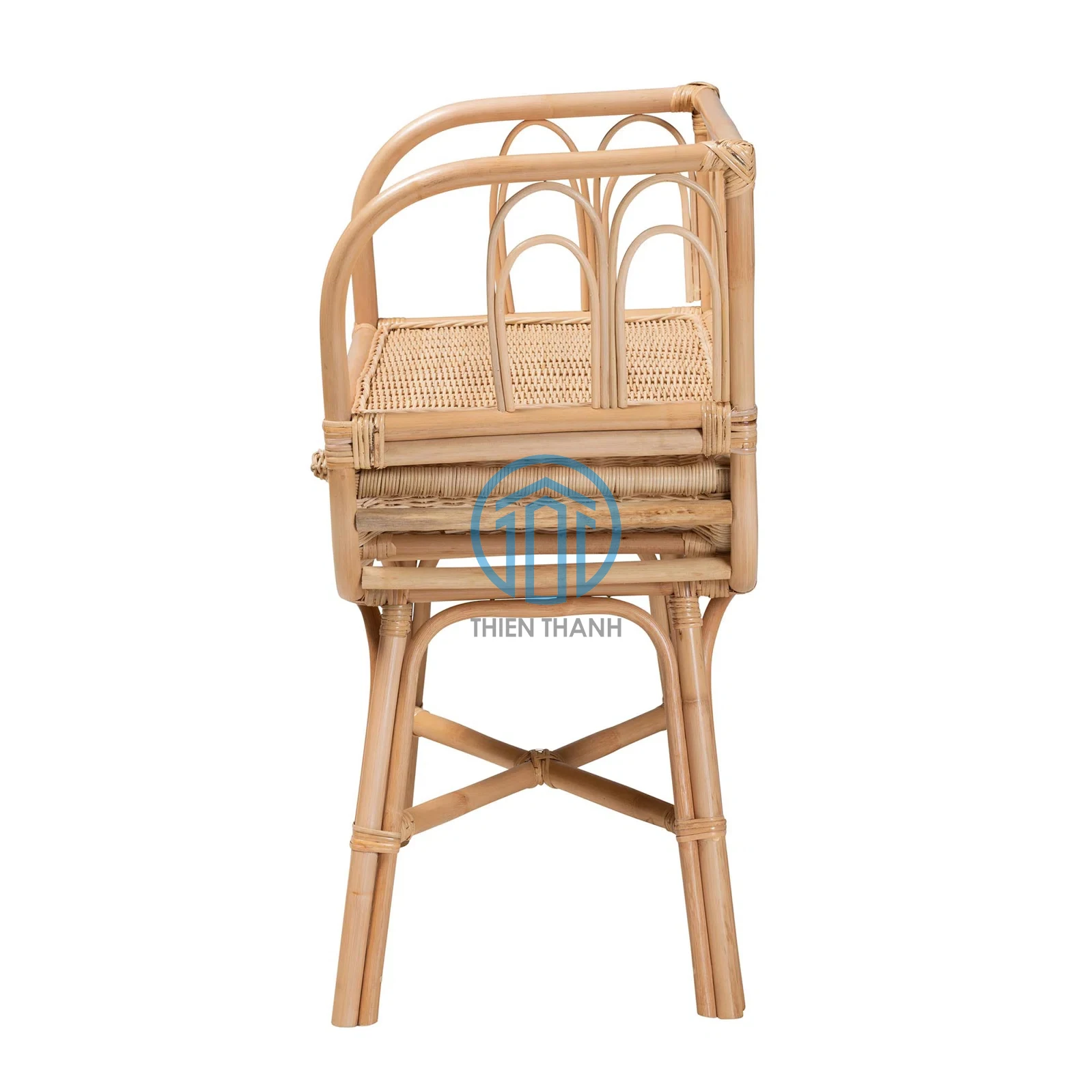 Элегантная мебель для спальни тумбочка из Натурального Коричневого ротанга Самые продаваемые столики сделанные в вьетнамском дизайне