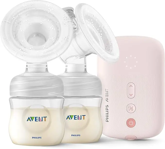 PHILIPS AVENT SCF393/71 двойной Электрический молокоотсос портативный и носимой силиконовый материал с малым ручным приводом