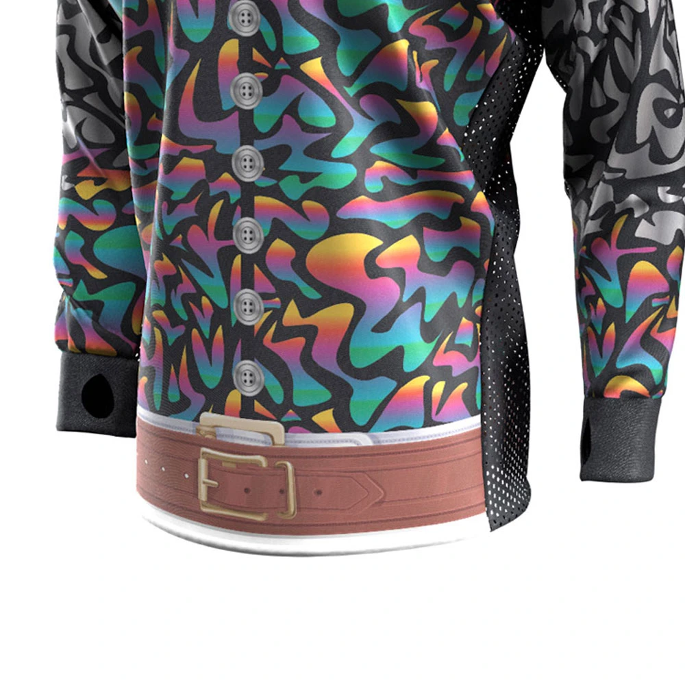 Adult Size Lightweight Quick-Dry Custom Paintball Jersey Sublimation Printed Highly Durable Men Paintball Jerseys