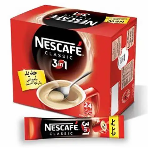 NESCAFE 3 в 1 оригинальный растворимый молотый кофейный напиток 30 пакетиков оптовая продажа Nestle Nescafe насыщенная смесь и пиво