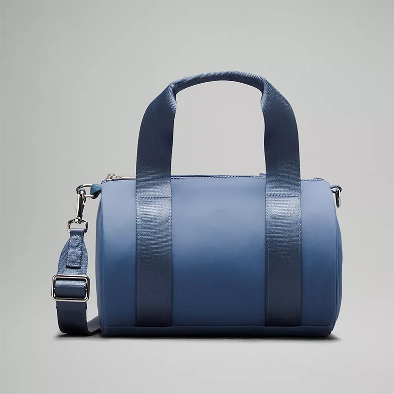 Custom Barrel Mini Small Sports Gym Yoga Tote Bags for Women Travel Duffel Shoulder Crossbody Weekend Overnight Bag