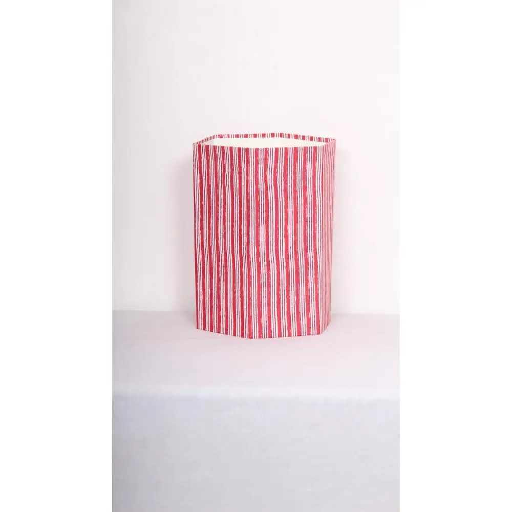 Handmade Hand Crafted Dust Bin Waste Basket Recyclable Plastic Stationery Gift Desk Trash Bin with Lid from India