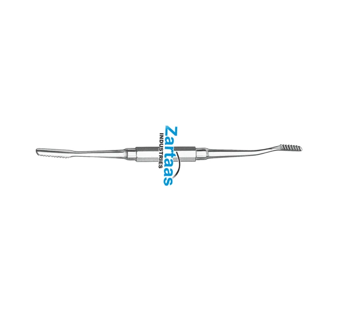 2024 High Quality Stainless Steel Miller Colburn Bone File Dental Instrument 18.5 cm Fig 4