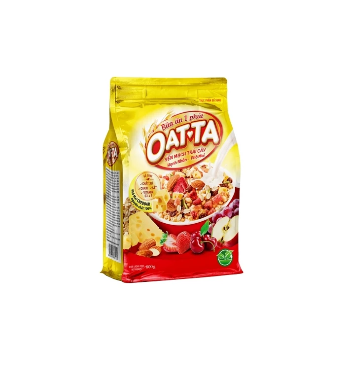 Best Quality Instant Granola Available OATTA Granola with Almond and Cheese Healthy Fresh Nutritious Style from Vietnam Factory
