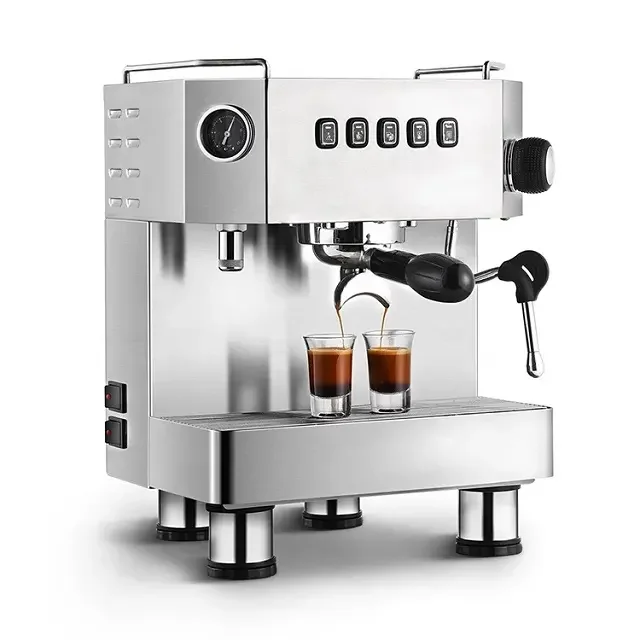 Buy New Design Professional Double Head Commercial Expresso Coffee Machine Wholesale Price
