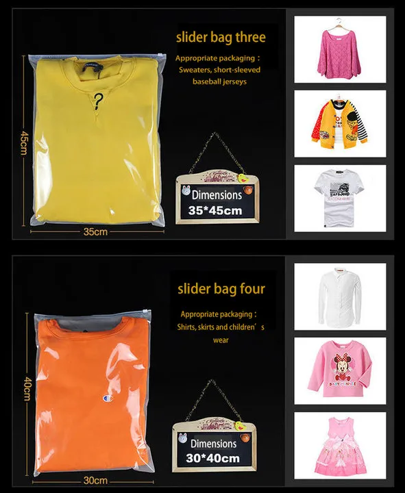 Custom Frosted Plastic Zipper Pouch with Logo Printed Packaging Bag for Clothing Coat Jeans Hoodies Gift Retail