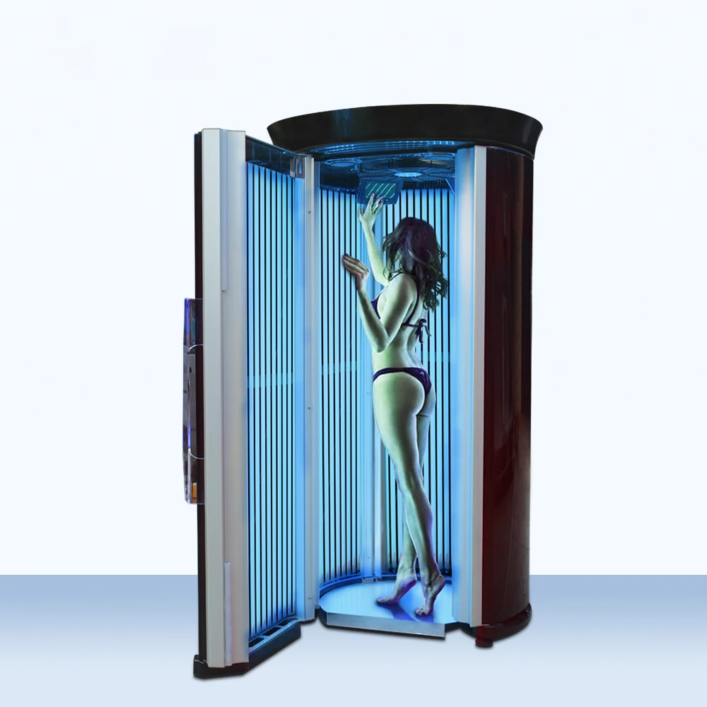 Распродажа, коммерческий солярий F10, вертикальный солярий для тренажерного зала и салона красоты, профессиональный Солярий