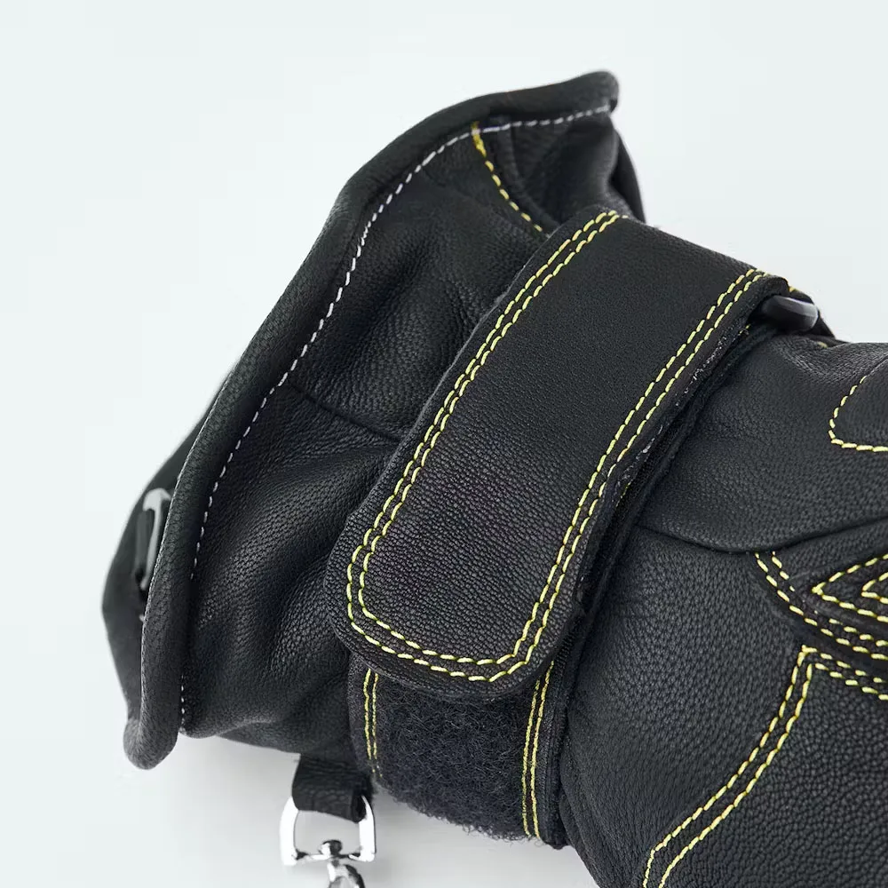 Newest Custom Made High Quality Ski Gloves Top Trending Brand Wholesale Lowest Price Ski Gloves Leather Ski Gloves