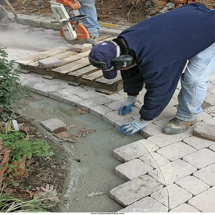 Outdoor Driveway Paving Stone 50*50*50mm Black Natural Pavers