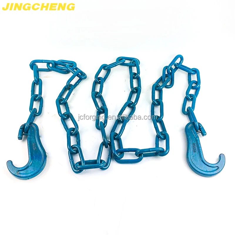 Grade 70 heavy duty alloy steel welded zinc plated galvanized cargo lashing binding transport chain