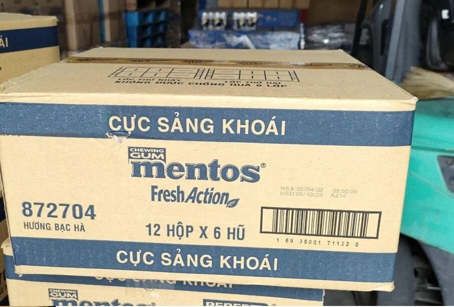 MENT0S fresh action chewing gum jar 56g