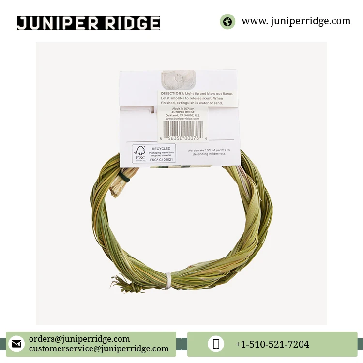 USA Supplier Selling Sweetgrass Smudge Braid Best Bulk Price Incense Stick for Home Fragrance at Low Price