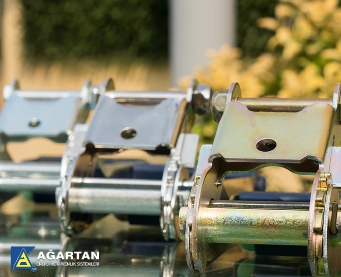 Metal Ratchet Strap Belt Ratchet Fastening Safety Lock Galvanized Product Rope Adjustment Belt Retractable Rope Buckles 2500 DaN