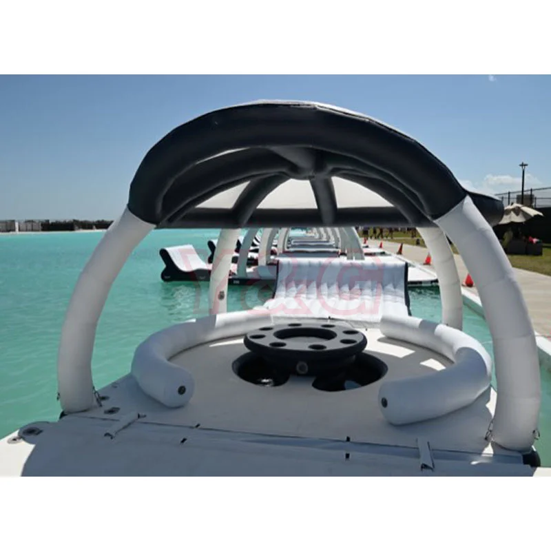 Y&G Custom Inflatable Floating Dock Multi-Person Leisure Bar Sofa bar Platform Floating Sea Floating Platform