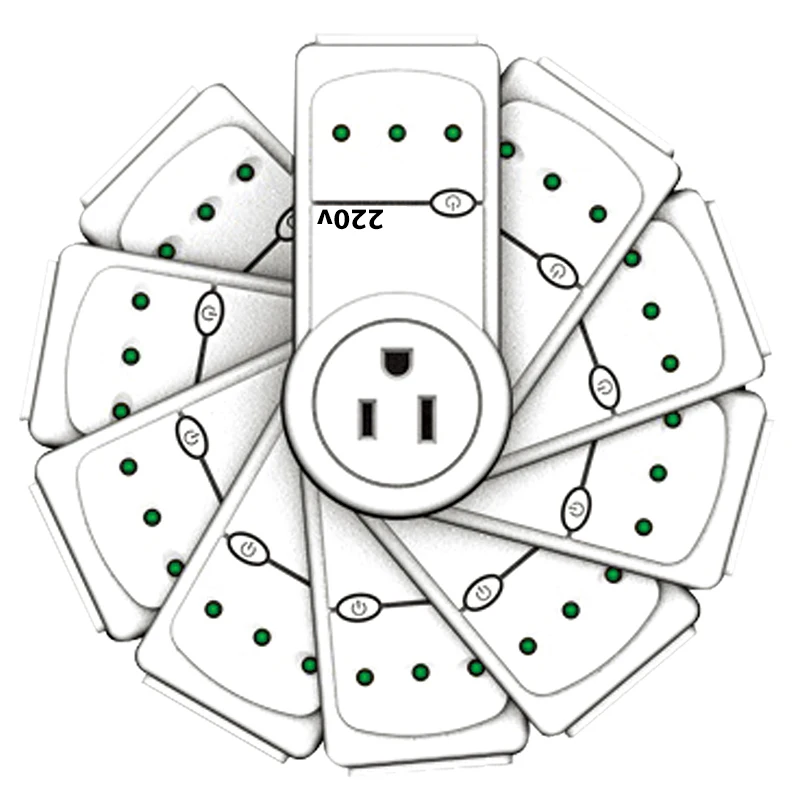 AC 220V Air Conditional / Refrigerator Voltage Protector for Home Safety