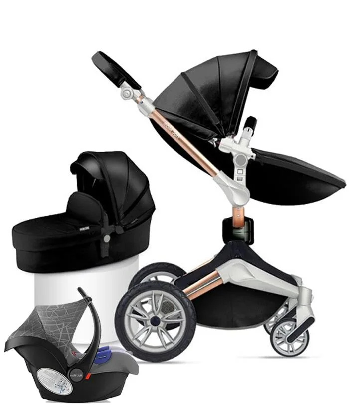 TOP Sale 4 in 1 luxury baby carriage 3 in 1 cochecito funcional baby stroller 3 in 1 pram