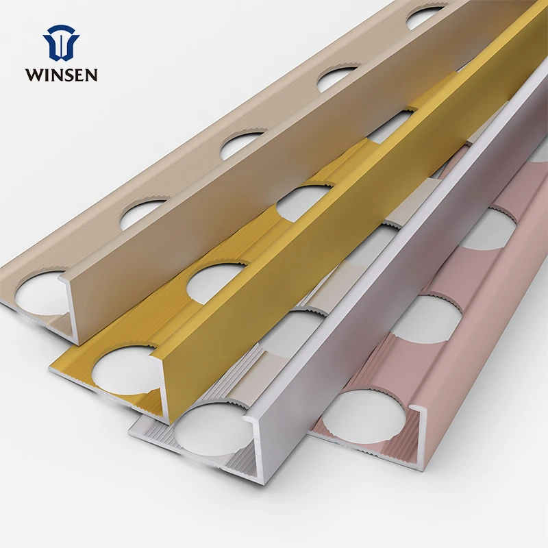 Foshan Factory Winsen Tile Accessories Stainless Steel Tile Trim For Wall Floor Furniture Decoration 304 Ceramic Tile Profiles