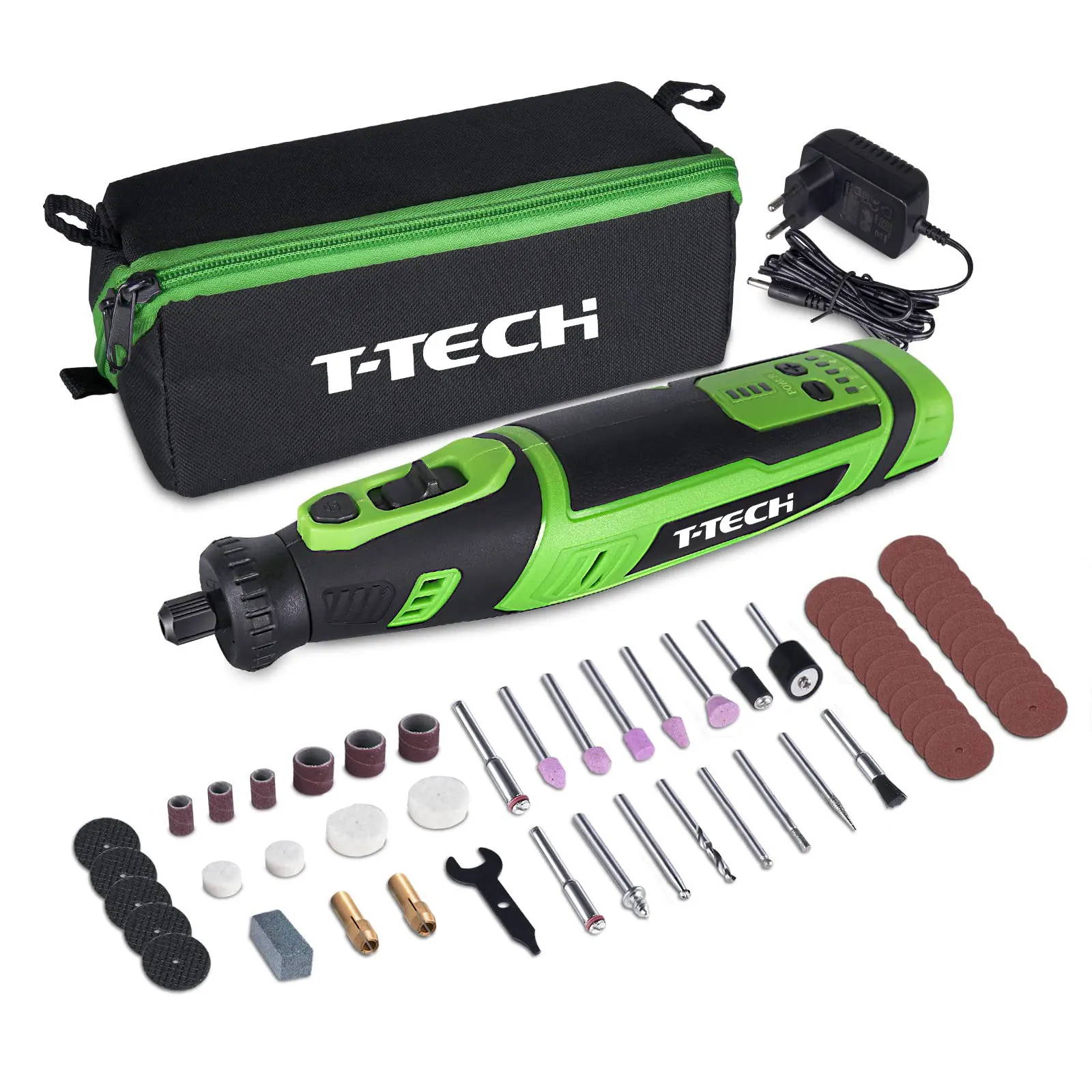 Customized Multifunction 73pcs Accessories 2.0 Ah Battery Rechargeable 8V Cordless Rotary Tool Kit