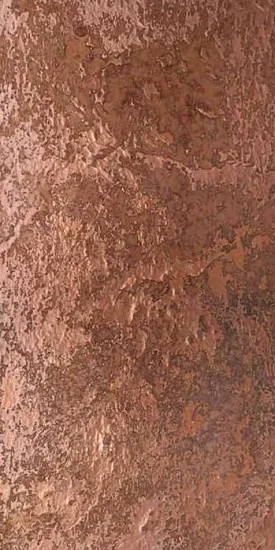 Top Quality Flexible Copper Metallic Natural Slate Stone Veneer Sheet For Interior Exterior Wall Decoration