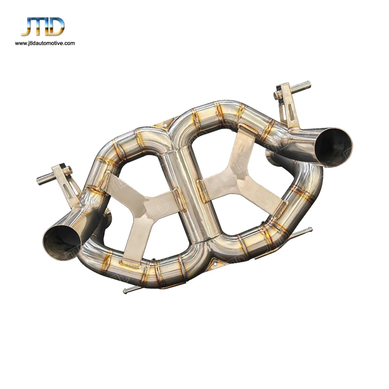 JTLD Factory Direct Sales Stainless Steel Straight Pipe Exhaust System Catback For Lamborghini SVJ