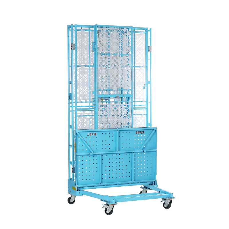 Warehouse Laundry Logistic Warehouse Heavy Duty Platform Trolley And Foldable Picking Trolley