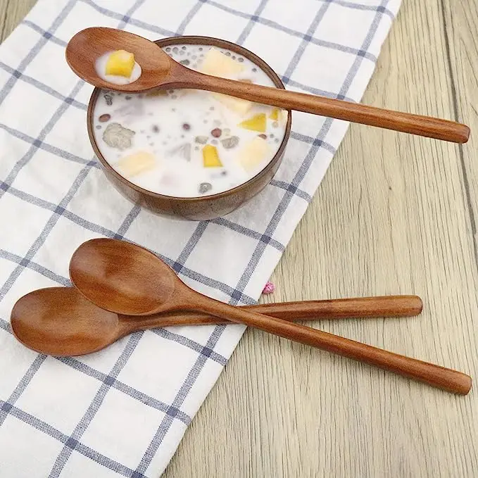 Best Quality Handicraft Wooden Spoons Use Home & Restaurant