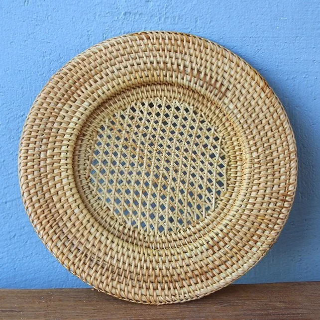 Natural Eco-friendly Rattan Placemat with Good Price made in Vietnam