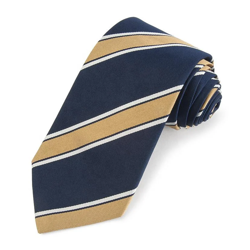 USA Mens ALL Silk Tie Striped Solid Polyester Necktie Hanky Cufflink Set Wedding | wedding dress ties