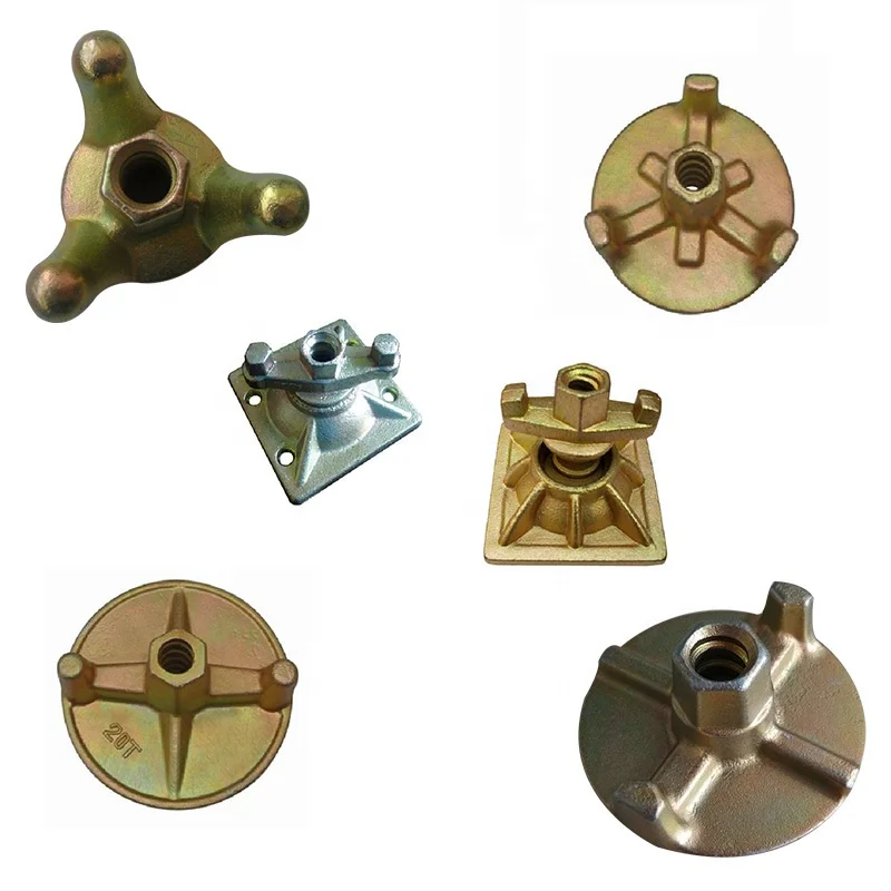 15/17mm Forged Anchor Wing Nut/ Round Tension Nut for Threaded Rebar