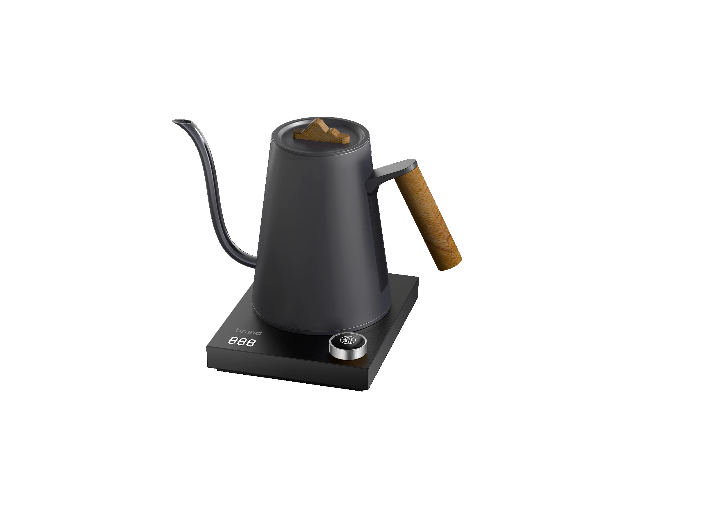 High quality luxury gooseneck coffee water kettle with temperature setting electric kettle