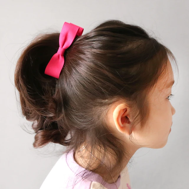 kids oxford hair accessories The hair clip is simple designed banana tongs pin It is very strong and sophisticated