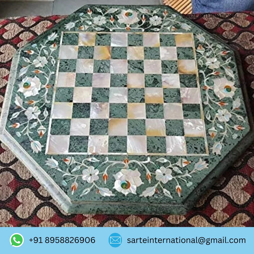 Marble Chess Board Set Games Board Marble Backgammon Set Custom Hot Selling Luxury High Quality Square Marble Chess Set