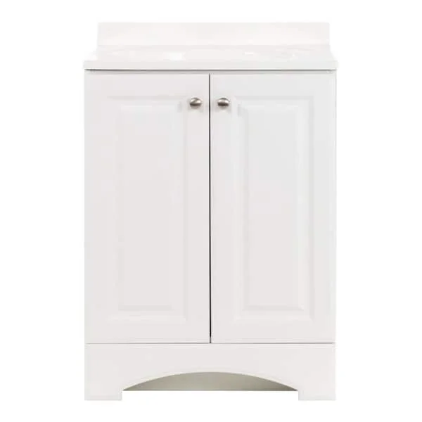Popular cheap manufacturer bathroom vanities  professional mdf bathroom vanity  white paint bathroom vanity with sink