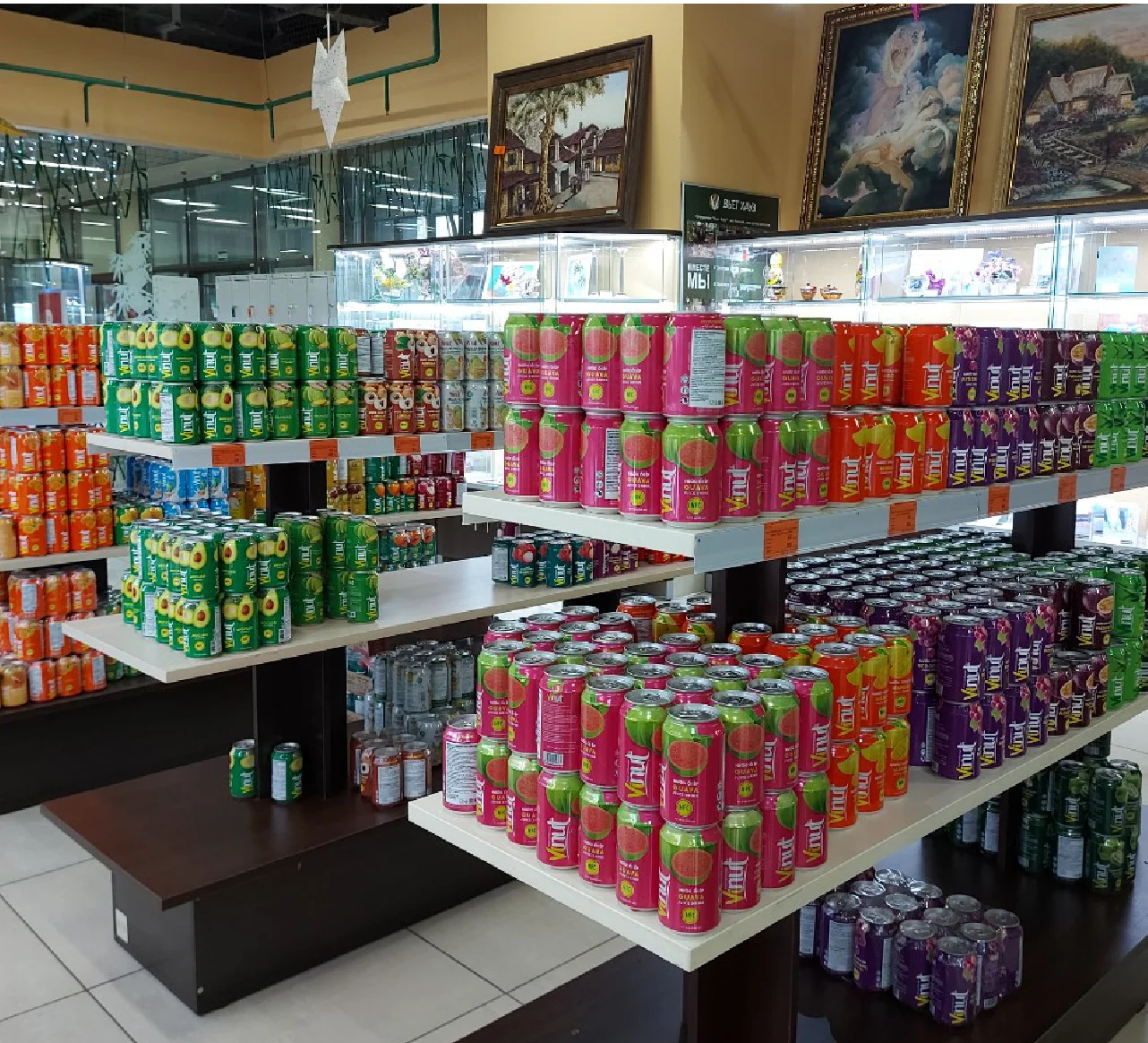 Low MOQ Best Selling Vinut Canned Sparkling Water Kiwi Juice Drink 330ml OEM/ODM Service Free Samples Fast Delivery