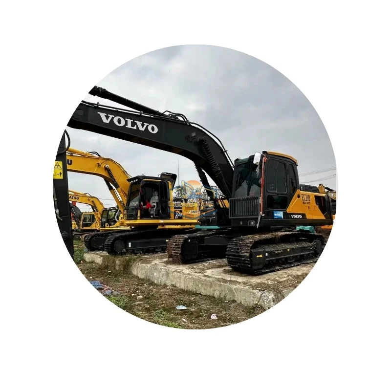 Original Used Volvo EC 210 EC210 21 Ton Crawler Excavator Doosan Engine Motor Pump Bearing Core Parts Low Price for Sale