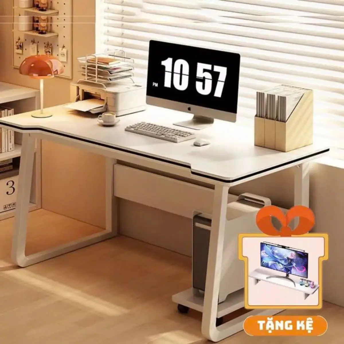Modern, luxurious wooden gaming table (desktop stand included) durable, waterproof,high load-bearing at Alico furtunite, Vietnam